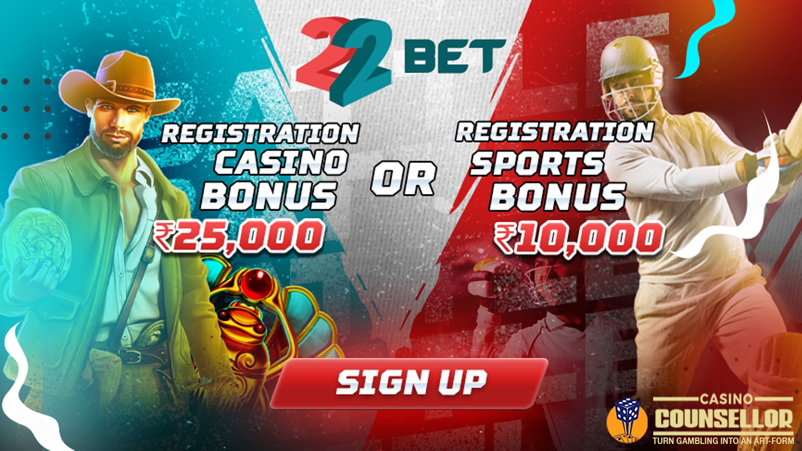 22Bet online bonus, registration bonus 22bet casino