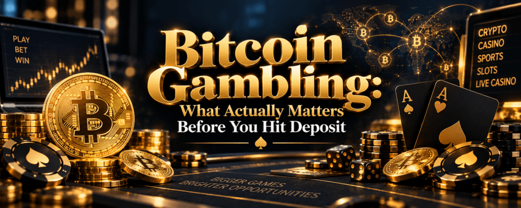 Bitcoin Gambling: What Actually Matters Before You Hit Deposit