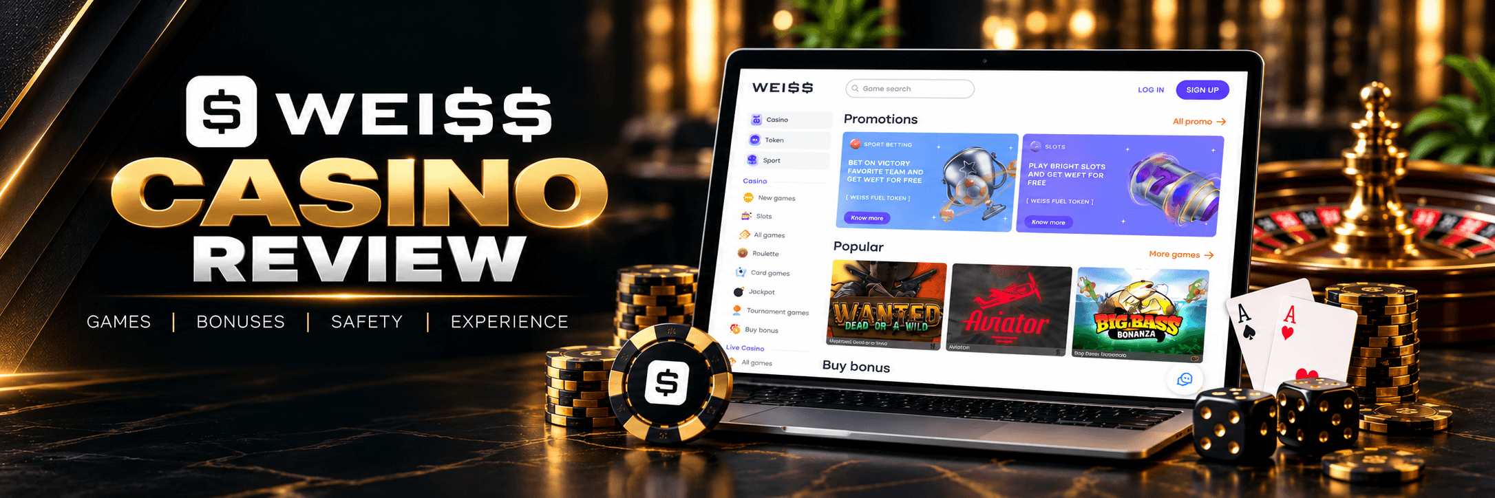 Weiss Casino Review 2026 – Games, Bonuses and Payments